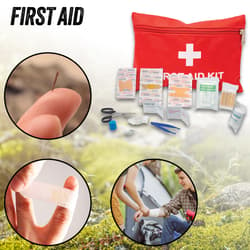 First Aid gear included in kit.